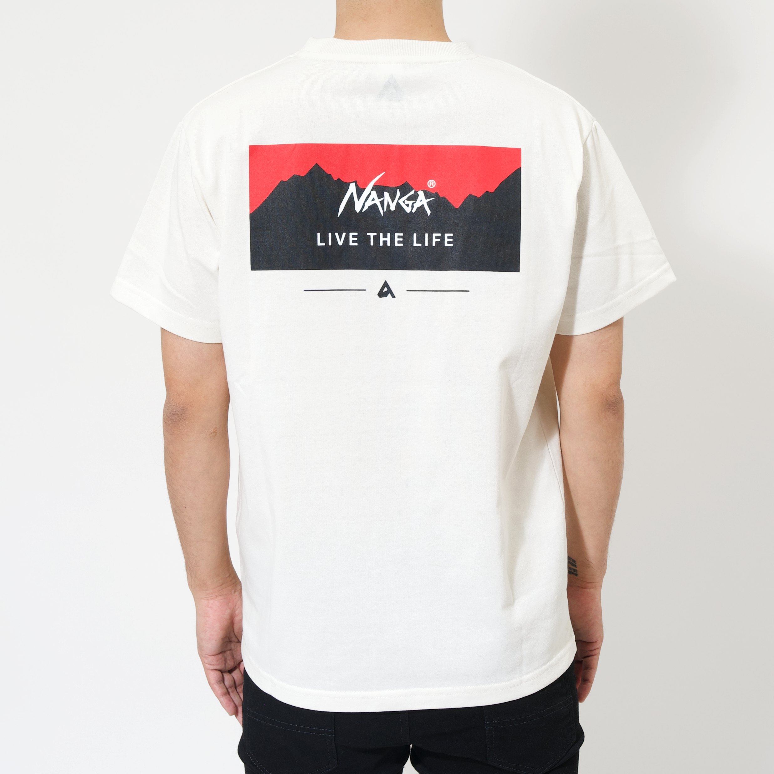 【NANGA × relume】別注 ’LIVE THE LIFE’ TシャツL